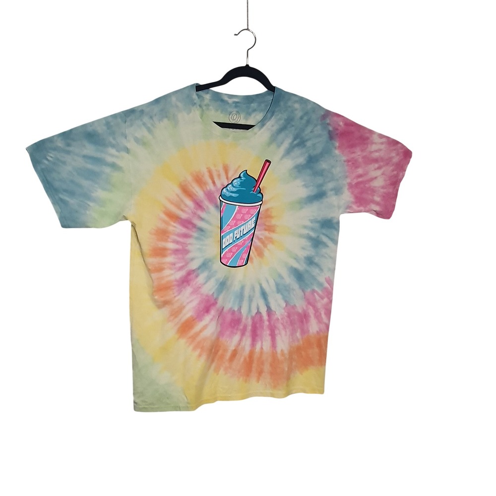 Odd Future Slushie Tie Dye T-Shirt Mens Large Short Sleeve Graphic Slurp‎ Tee
